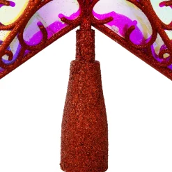 LED Lighted Star Glittered Christmas Tree Topper - 11