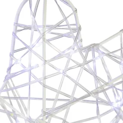 LED Lighted Twinkle Snowflake Outdoor Christmas Decoration - 23.5