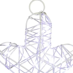 LED Lighted Twinkle Snowflake Outdoor Christmas Decoration - 23.5