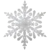 LED Lighted Twinkling Snowflake Christmas Outdoor Decoration - 47" - Cool White