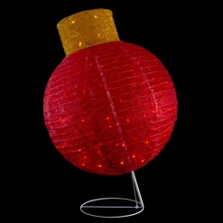 LED Lighted Twinkling Tinsel Onion Ornament Outdoor Commercial Christmas Decoration - 38