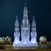 LED Lighted Winter Church Acrylic Christmas Decoration - 17.5"