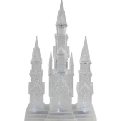 LED Lighted Winter Church Acrylic Christmas Decoration - 17.5"