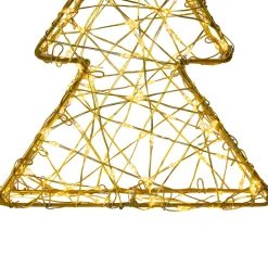 LED Lighted Wire Christmas Tree Decorations - 14