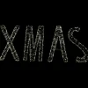 LED Lighted Wire XMAS Outdoor Christmas Sign Decoration - 15.5" - Warm White Lights