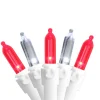 LED Mini Christmas Lights - Red and Pure White - 16.25' White Wire - 50ct