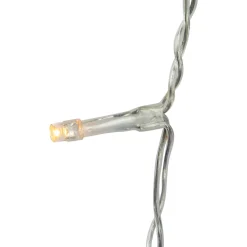LED Stars Icicle Christmas Lights - Multi-Color - 29.5' Clear Wire - 400ct