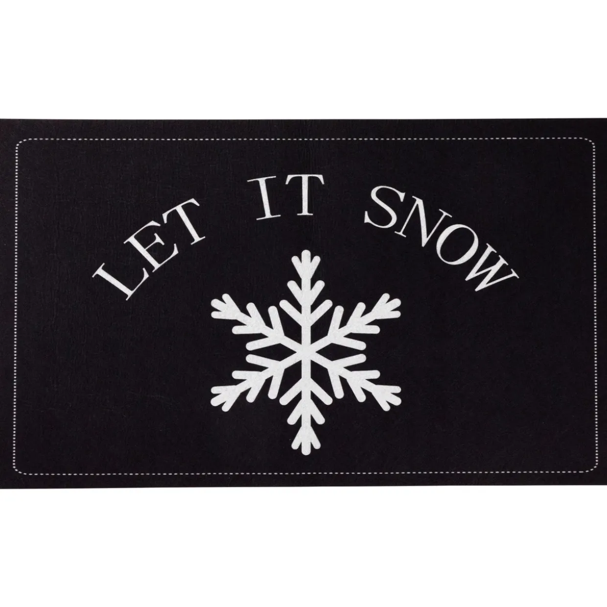 Let It Snow Christmas Doormat 29" x 17"
