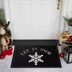 Let It Snow Christmas Doormat 29" x 17"