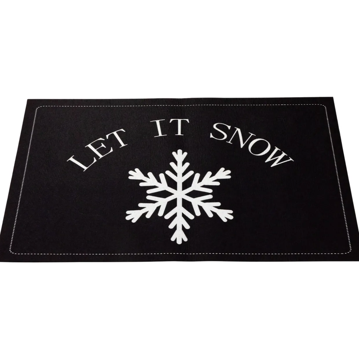 Let It Snow Christmas Doormat 29" x 17"