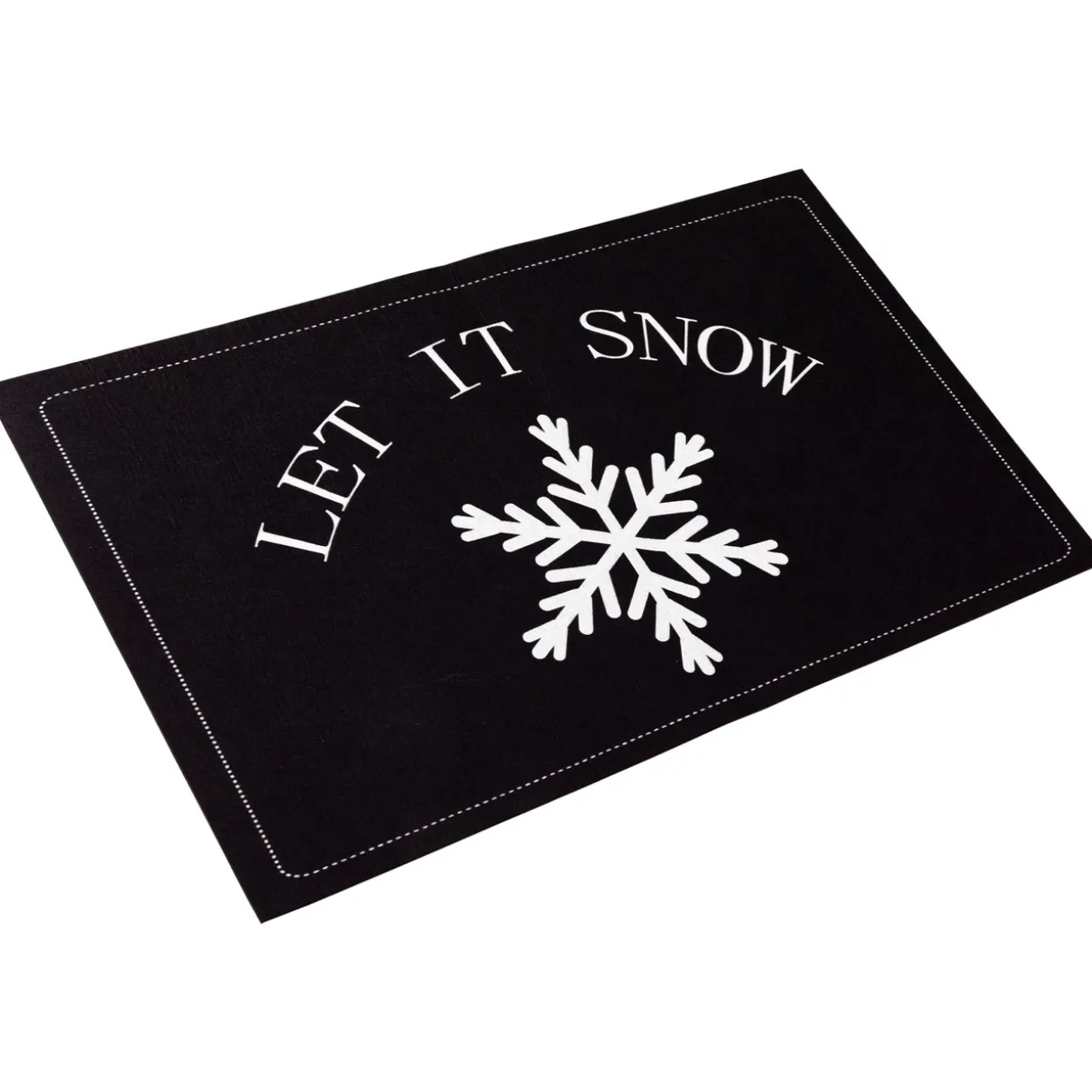 Let It Snow Christmas Doormat 29" x 17"
