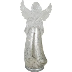 Lighted Angel Holding a Star Christmas Figurine - 13”