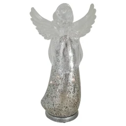 Lighted Angel Holding a Star Christmas Figurine - 13”