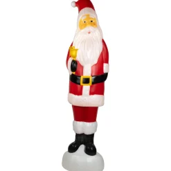Lighted Blow Mold Santa Claus Outdoor Christmas Decoration - 59"