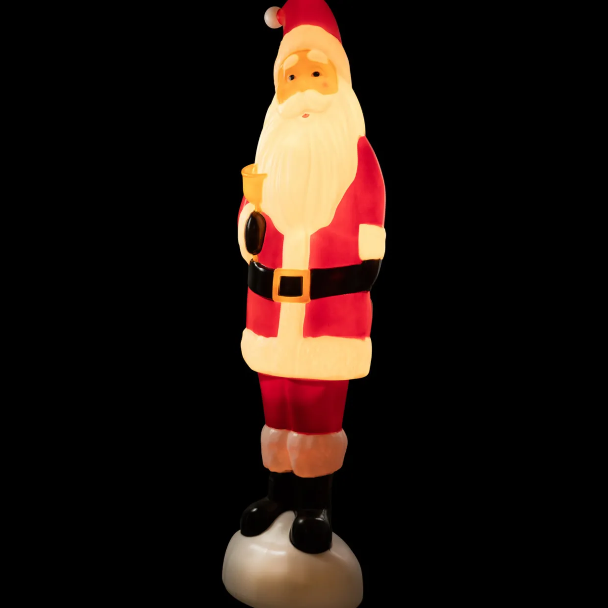 Lighted Blow Mold Santa Claus Outdoor Christmas Decoration - 59"