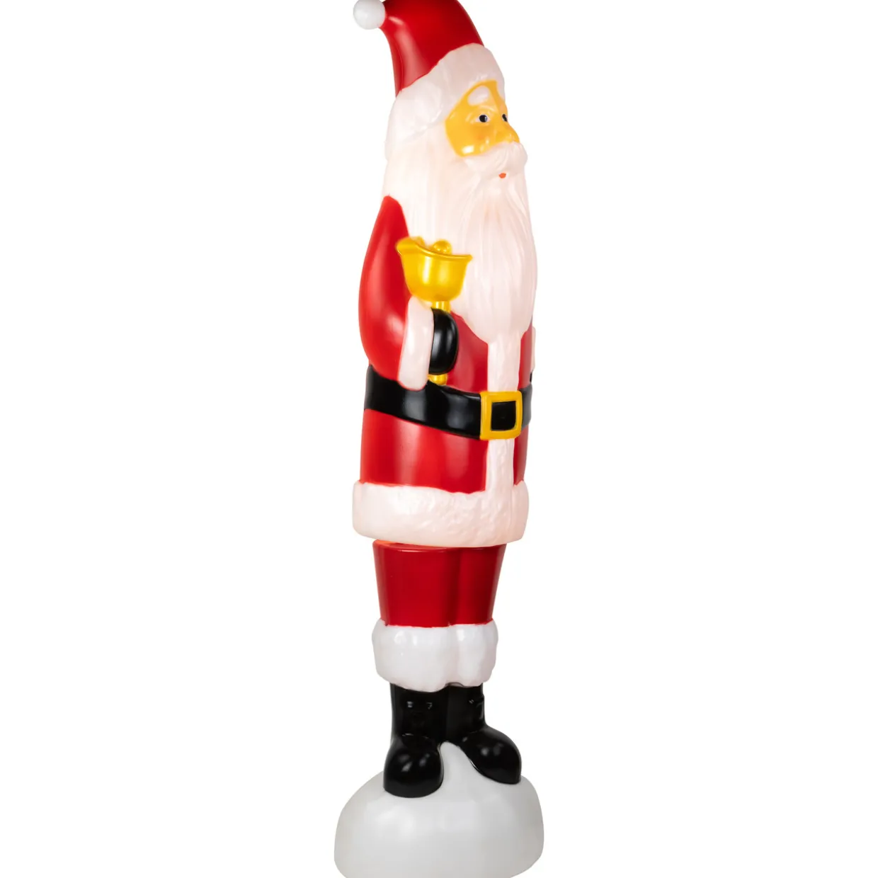 Lighted Blow Mold Santa Claus Outdoor Christmas Decoration - 59"
