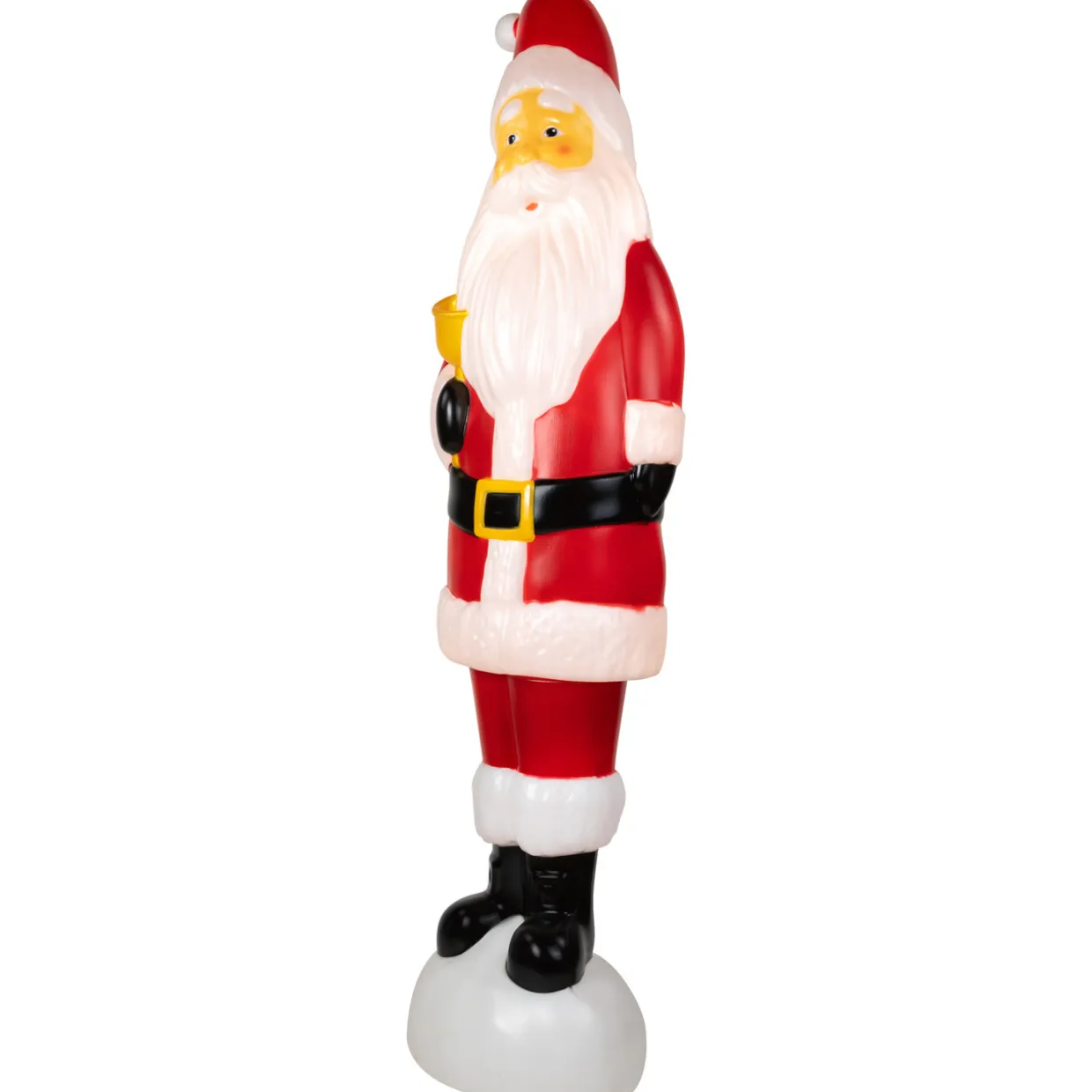 Lighted Blow Mold Santa Claus Outdoor Christmas Decoration - 59"