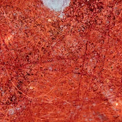 Lighted Candy Covered Sisal Star Christmas Window Decoration - 18