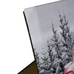 Lighted Christmas Tree in a Red Truck Canvas Art - 8