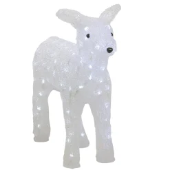 Lighted Commercial Grade Acrylic Baby Reindeer Christmas Outdoor Decoration - 18