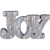 Lighted 3D Wooden "JOY" Christmas Decoration - 14"