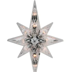 Lighted Faceted Star of Bethlehem Christmas Tree Topper- 13.5