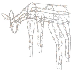 Lighted Feeding Reindeer Outdoor Christmas Decoration - 42