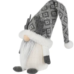 Lighted Gnome with Antlers Christmas Figure - 9