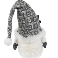 Lighted Gnome with Antlers Christmas Figure - 9