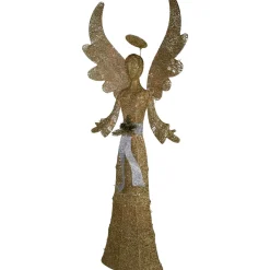 Lighted Golden Angel Christmas Decoration - 68