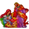 Lighted Holy Family Nativity Scene Christmas Outdoor Decoration - 38" - Clear Lights