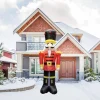 Lighted Inflatable Nutcracker Soldier Outdoor Commercial Christmas Decoration - 20'
