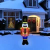 Lighted Inflatable Nutcracker Soldier Outdoor Christmas Decoration - 6.25'