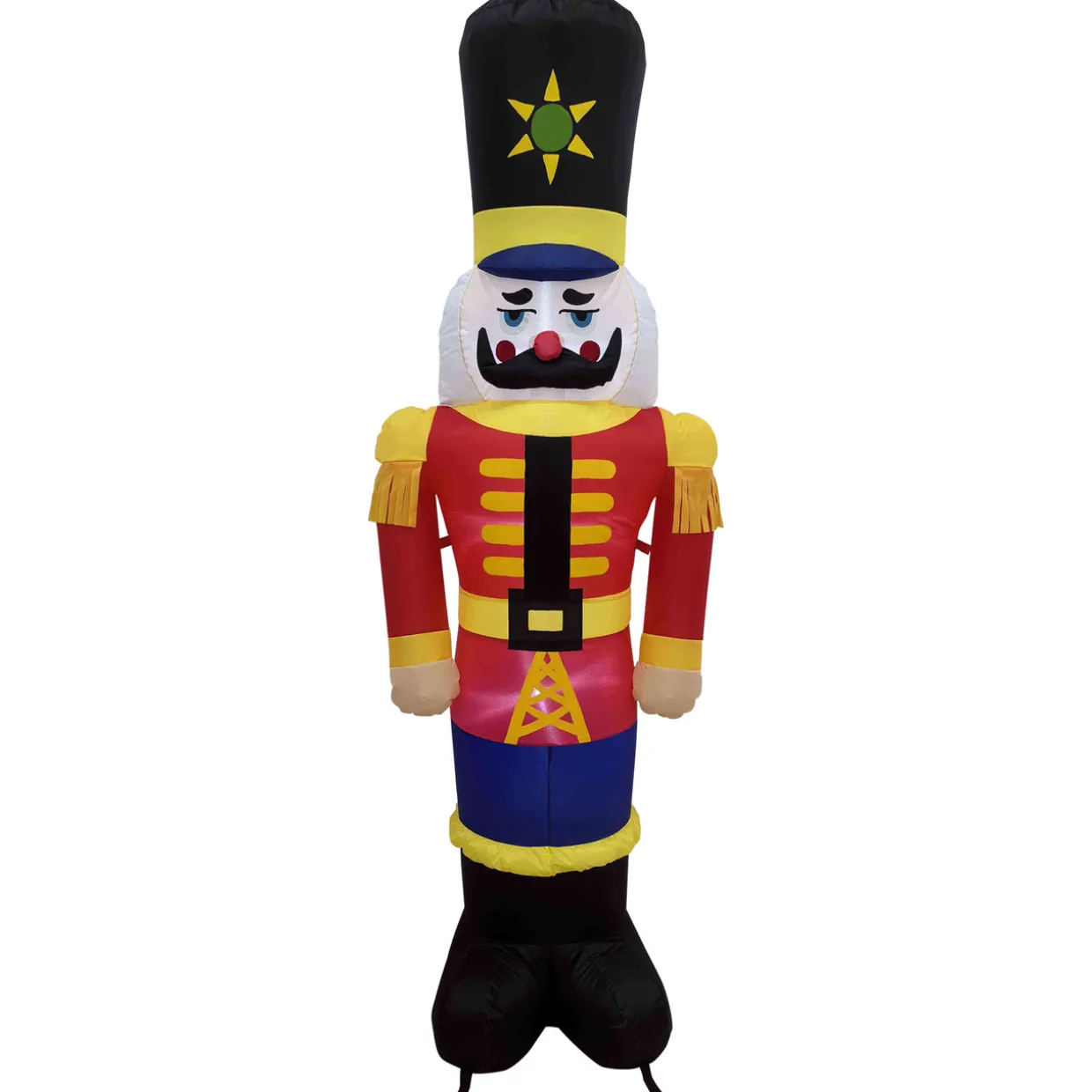 Lighted Inflatable Nutcracker Soldier Outdoor Christmas Decoration - 6.25'