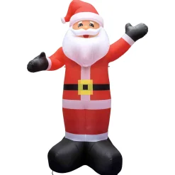 Lighted Inflatable Santa Claus Outdoor Commercial Christmas Decoration - 20'
