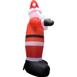 Lighted Inflatable Santa Claus Outdoor Commercial Christmas Decoration - 20'