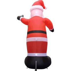 Lighted Inflatable Santa Claus Outdoor Commercial Christmas Decoration - 20'