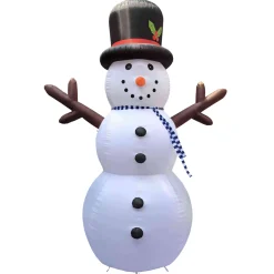 Lighted Inflatable Snowman Outdoor Commerical Christmas Decoration - 20'