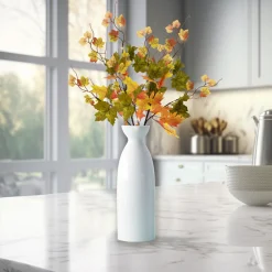 Lighted Maple Leaves Fall Harvest Spray - 30" - Warm White