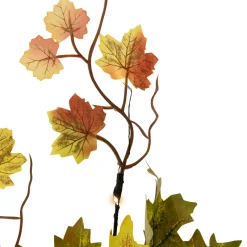 Lighted Maple Leaves Fall Harvest Spray - 30