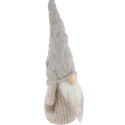 Lighted Nose and Plush Hat Christmas Gnome Decoration - 10