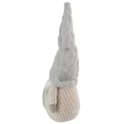 Lighted Nose and Plush Hat Christmas Gnome Decoration - 10