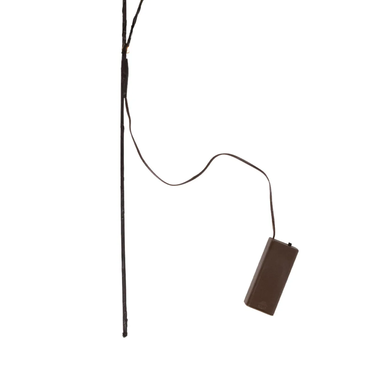 Lighted Pinecones and Berries Christmas Spray - 29" - Warm White