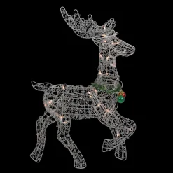 Lighted Prancing Reindeer Christmas Outdoor Decoration - 25.5