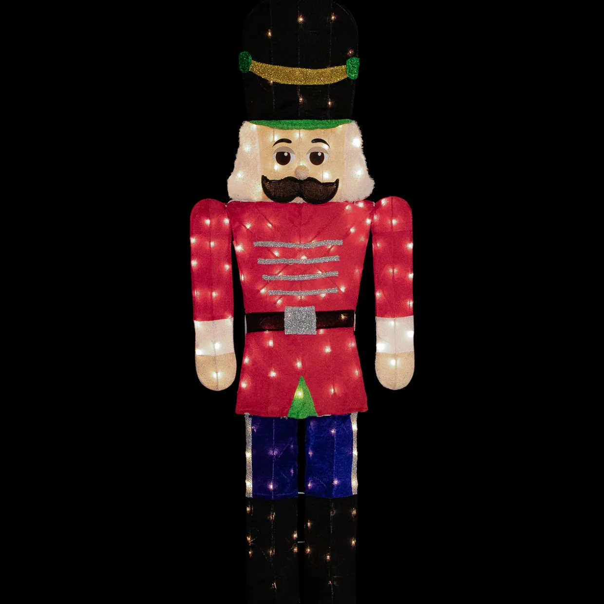 Lighted Toy Soldier Outdoor Christmas Decoration - 72" - Warm White