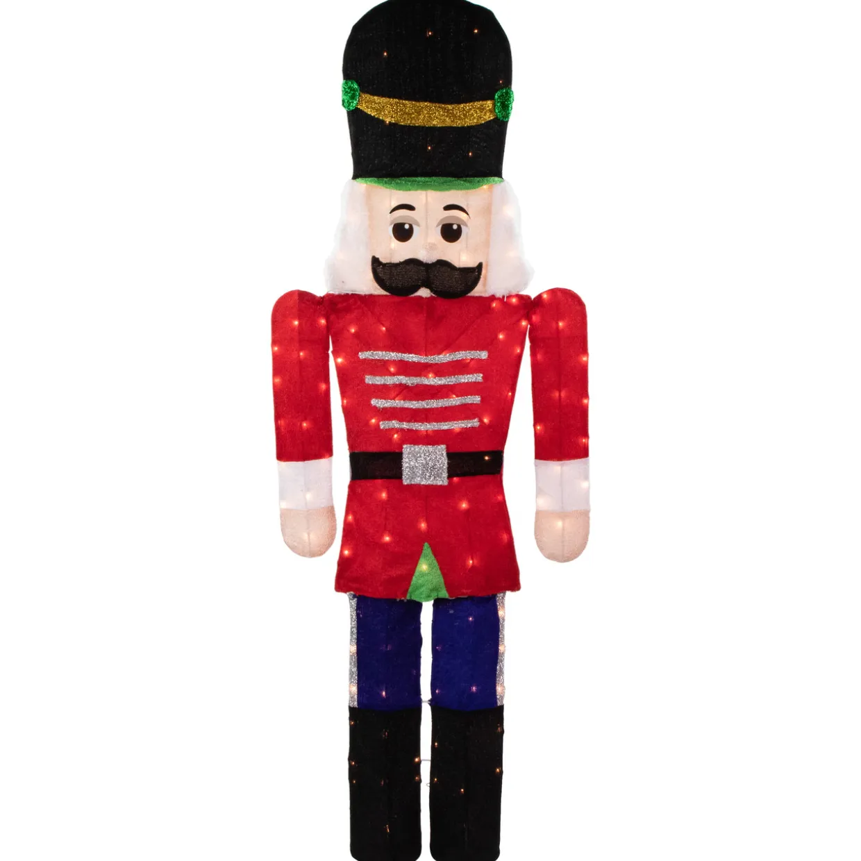 Lighted Toy Soldier Outdoor Christmas Decoration - 72" - Warm White