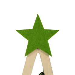 Lighted Wooden Christmas Tree with Star and Reindeer Woodland Scene - 15