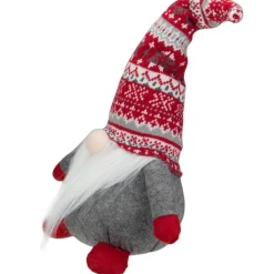 Lodge-Style Plush Gnome Christmas Figure - 17