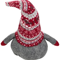 Lodge-Style Plush Gnome Christmas Figure - 17
