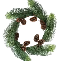 Long Pine Needle and Pinecone Artificial Christmas Wreath - 30" - Unlit